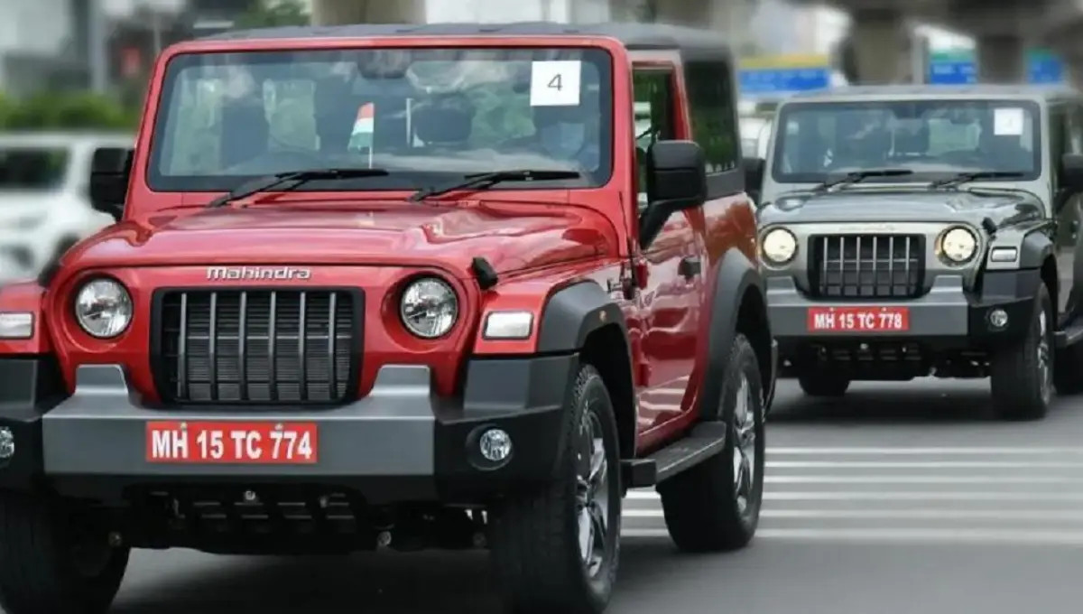 new mahindra thar car