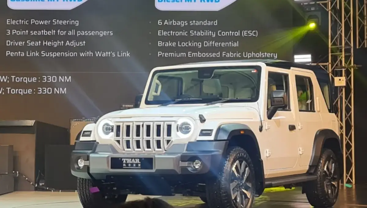 New Mahindra Thar ROXX