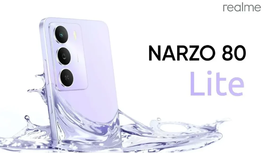 Realme Narzo 80 Lite: ₹10,499 में मिल रहा है स्टाइलिश लुक, 6000mAh बैटरी और 32MP कैमरा वाला दमदार स्मार्टफोन Realme Narzo 80 Lite